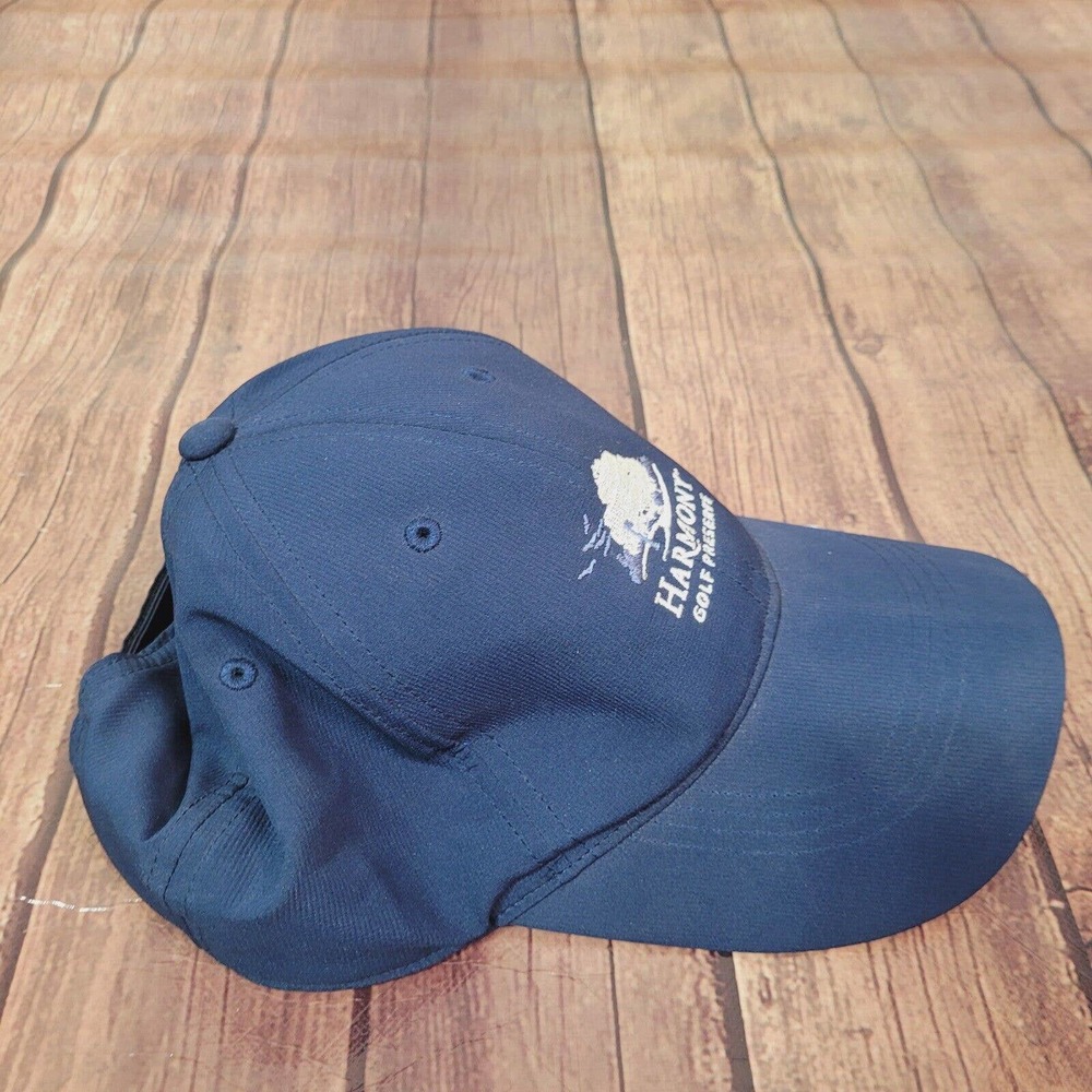 Nike Mens Hat Blue OS Harmony Golf Preserve‎ Logo Adjustable Troon Golf - Picture 8 of 13